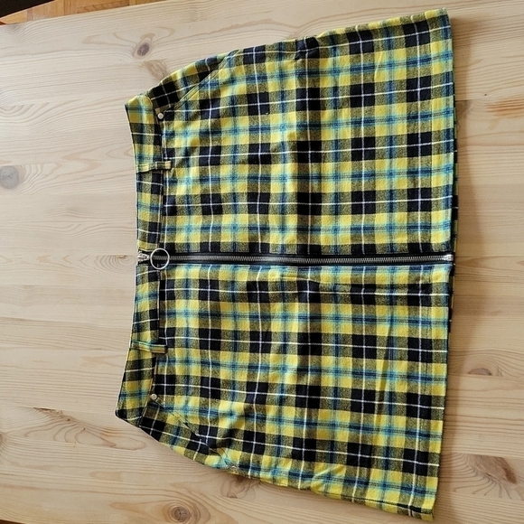 forever 21+ Checked Mini Skirt US 14 - Picture 1 of 6